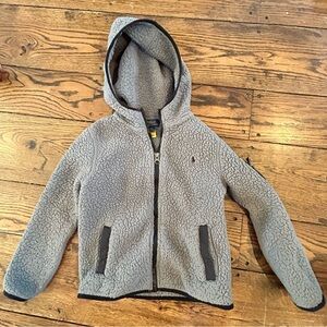 Polo by Ralph Lauren Kids Gray Sherpa Hoodie